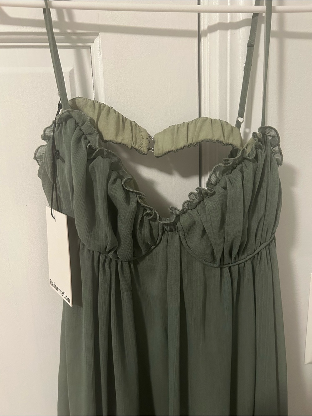 Reformation Cebba Moss Maxi Dress - Picture 3 of 5